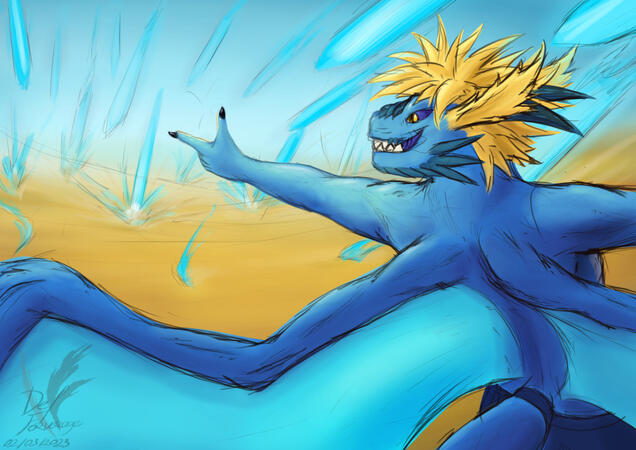 it's raining blades !